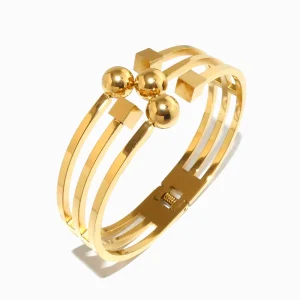 Bracelete Geométrica SZ1085 - Aço Inox