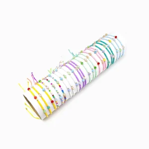 Conjunto 24pçs Mix Pulseira de Miçanga PS1004