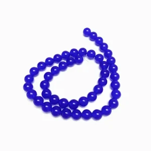 Fiada Contas Quartzo Azul 8mm PN8044