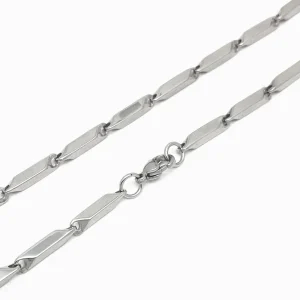 Pack 2un Fio Malha Diamond 3mm - Aço Inox Prateado