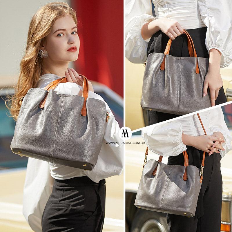 Bolsa de Couro Feminina Ashley - Image 8