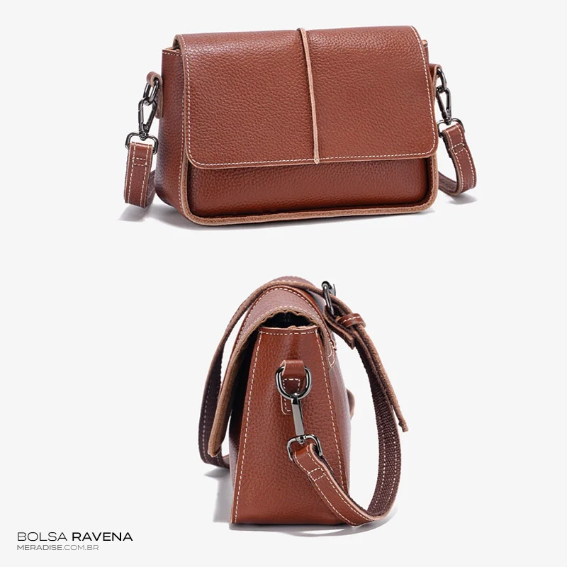 Bolsa de Couro Feminina Ravena - Image 9