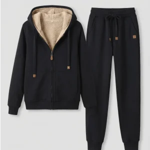 Conjunto de Moletom Peluciado - Inverno Quentinho