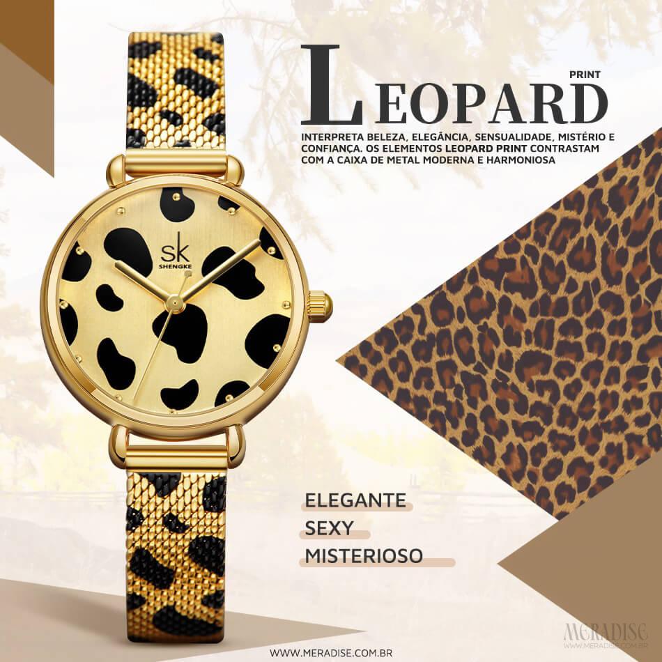 Relógio Feminino Leopard Print - Image 6